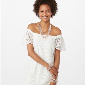 Dress Barn off the shoulder lace dress